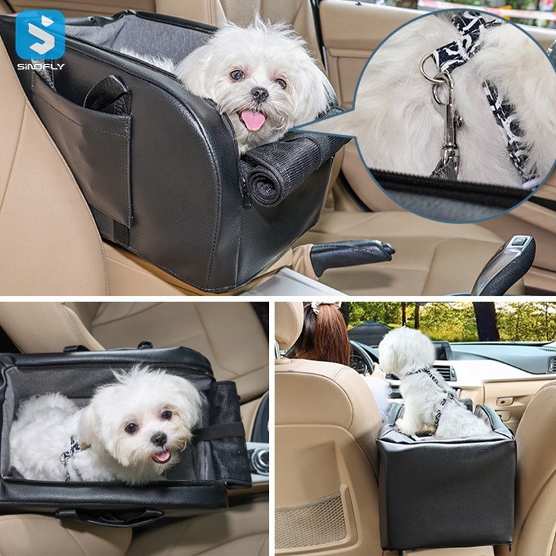 Car pet carrier dog seat cat travel pet car safety armrest booster seat pet