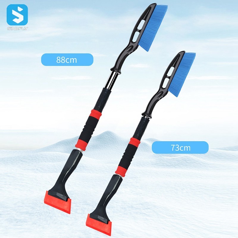 Extendable Snow Shovel Ice Scraper For Car Glass Snow Brush Water Remover For Car Auto SUV Frost Cleaner Winter Tool