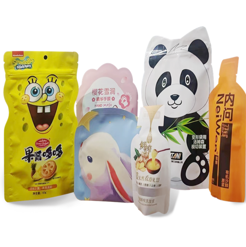 Customized specially shaped Pouch Bags  Liquid Concentrate juice drink beverage water flexible plastic packaging pouch