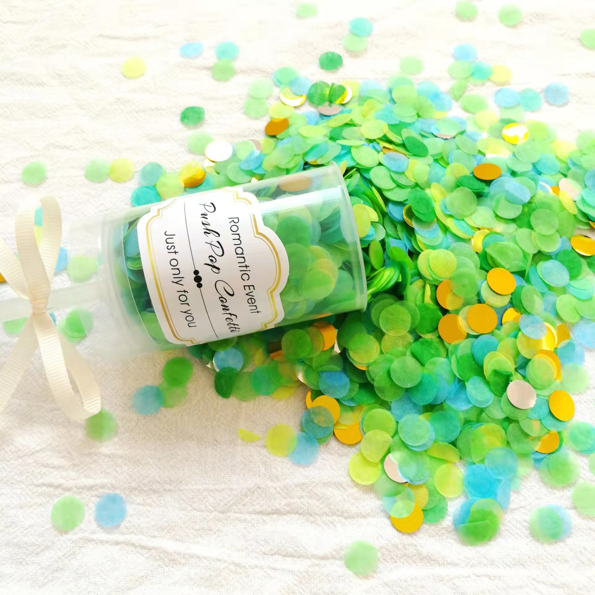 confetti spray Confetti Party Popper Push Pop Confetti for Chinese New  back to school