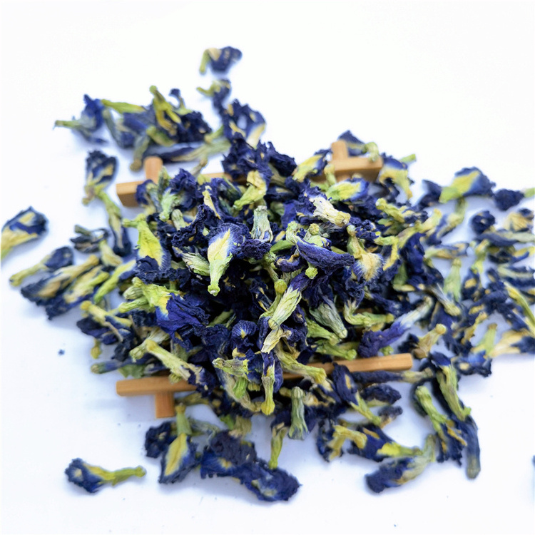 Die Dou Hua Customized China Organic Natural Dry Blue Butterfly Pea Flower Tea Price Dried Butterfly Pea Flower