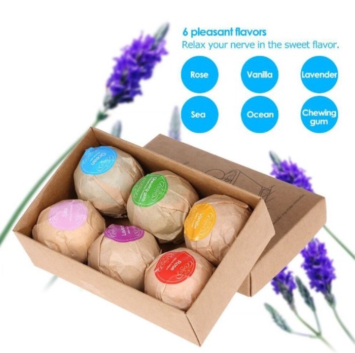 Hot selling natural organic wholesale lavender kinder bath bombs for kids