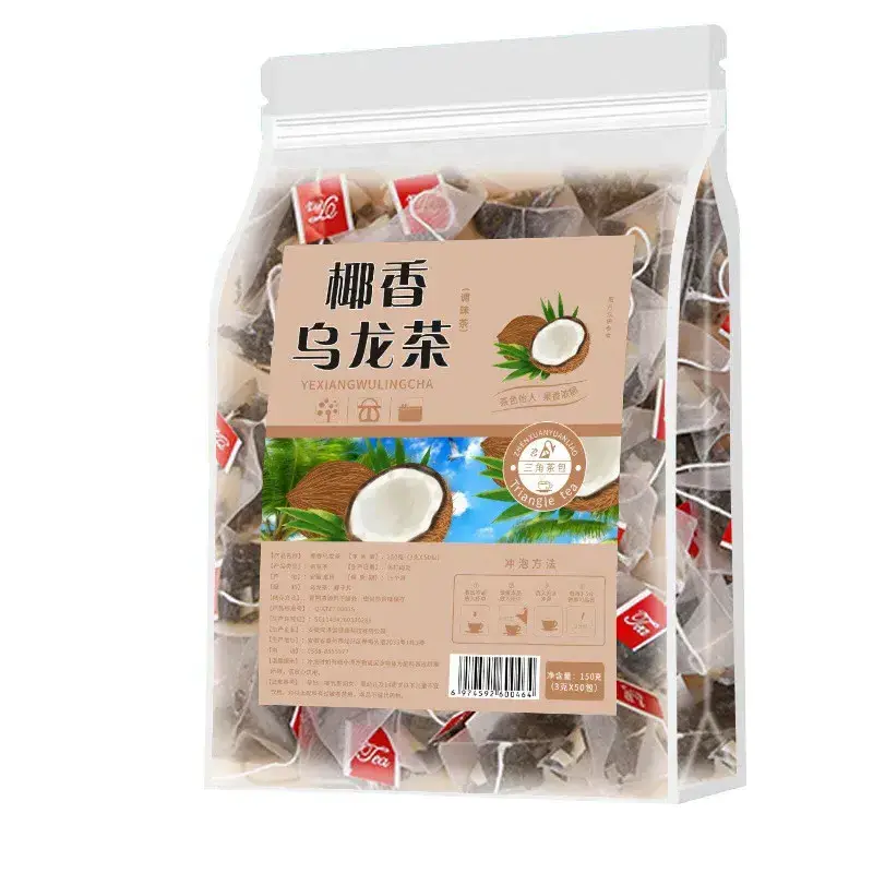 TZ China private label oolong health tea coconut black tea flat tummy tea