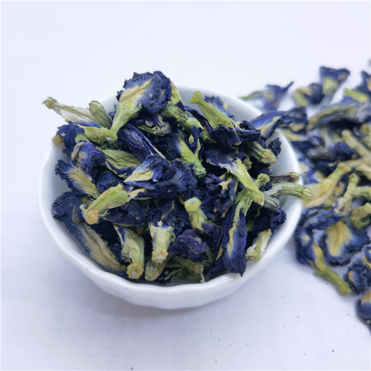 Die dou hua Wholesale Dried Chinese Herb Organic Blue Butterfly Pea Flower Tea