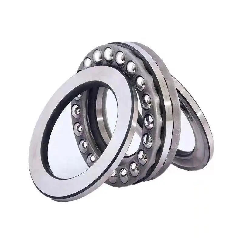 Large Size Thrust Ball Bearing Factory Wholesale Chrome Stainless Steel  Corrosion-resistant Flat Ball Bearing 51132