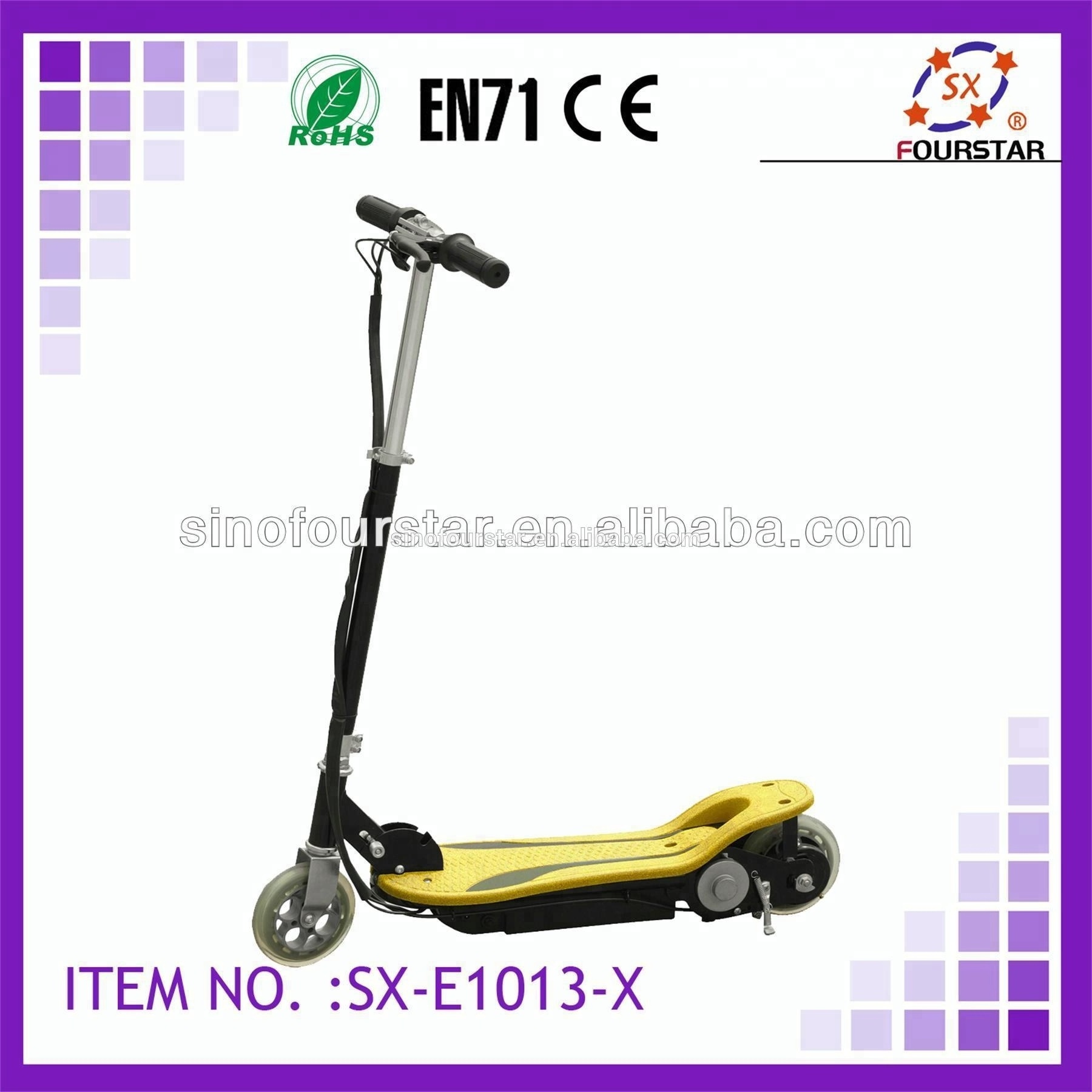 New Fashion Design Electric 2 Wheels Hub Motor Scooter Children Electric Scooter With Seat