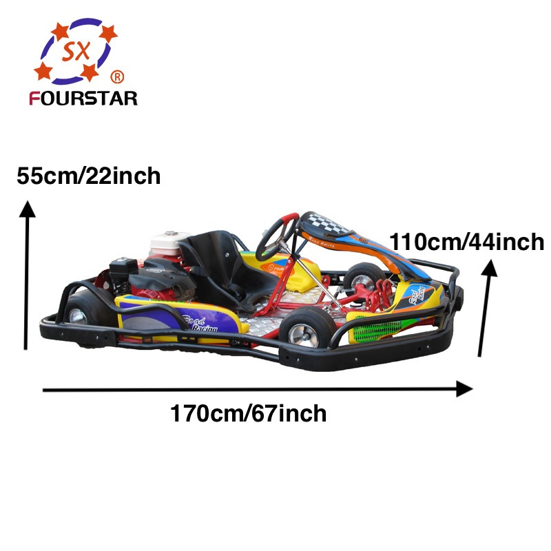 High Performance Go Kart Gas Power Go Kart Karting Cars 4 Wheels Acing Go Kart For Sale