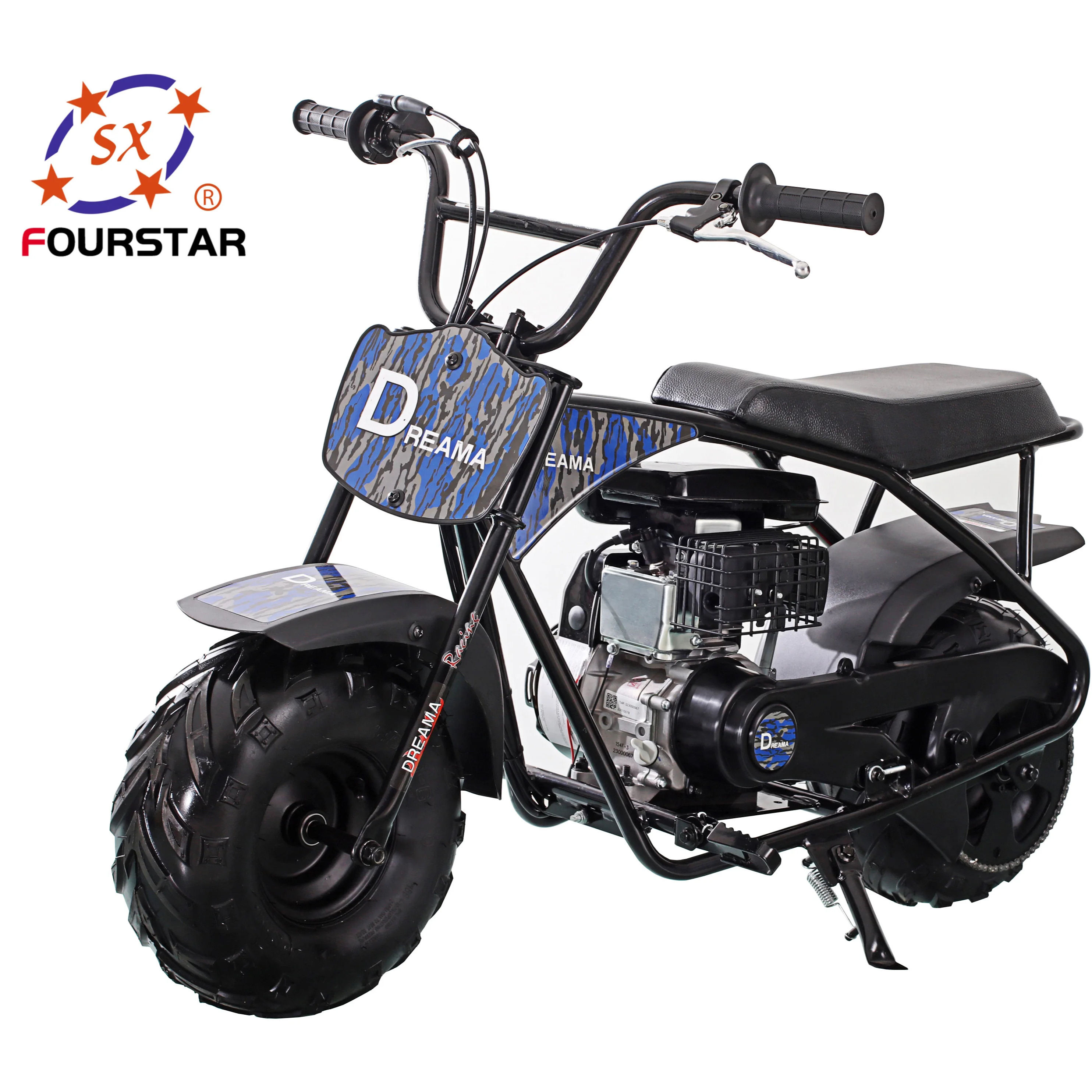 Factory Direct Sell Gasoline Motorbike 37km/H Speed Mini Street Motorcycle