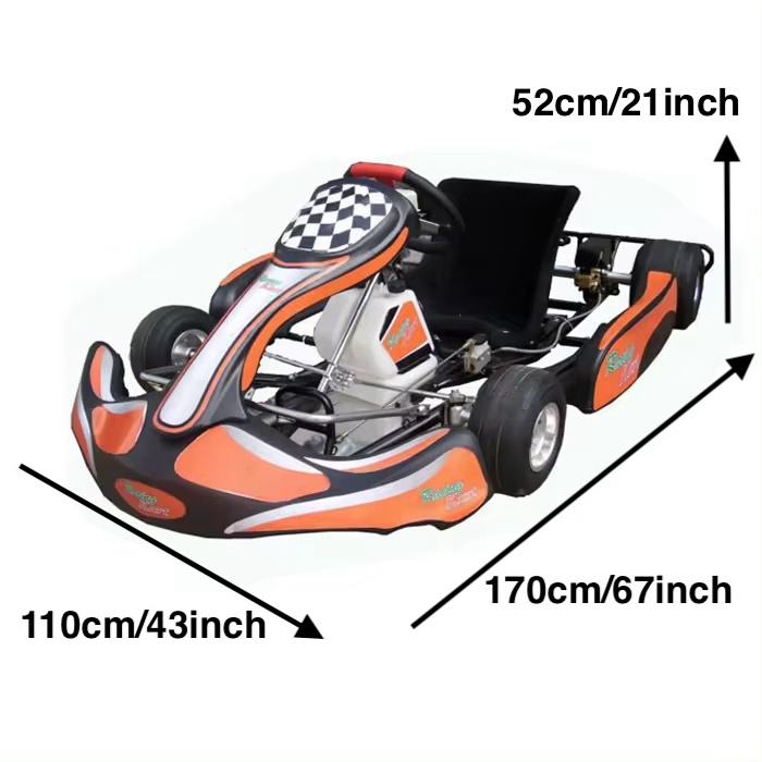 Good Price 45km/H Speed Off Road Go Kart Racing Kids Play Drifting Personal Toy Pedal Control Go Kart