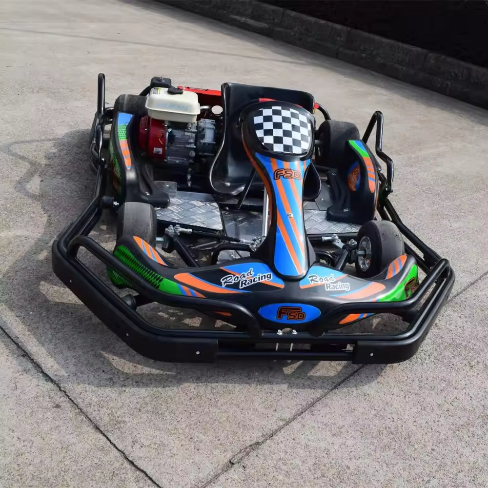 Good Quality Gasoline Power 4 Gears Go Kart Racing Manumatic Go Karts 70km/H Max Speed For Adults