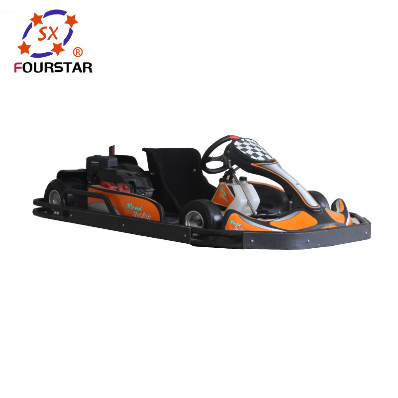 High Durability 150kg Max Load Gas Powered Hydraulic Brake 4 Wheels Go Kart For Sale