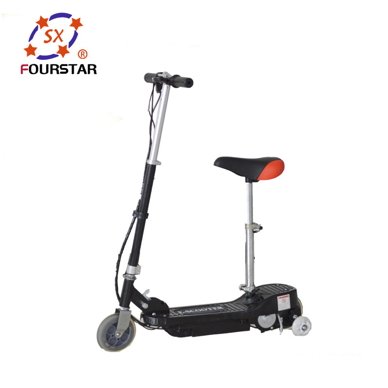 New Design 12km/H Kids Electric Scooter 2 Wheel 120w Mini Size Foldable Electric Scooter With Seat