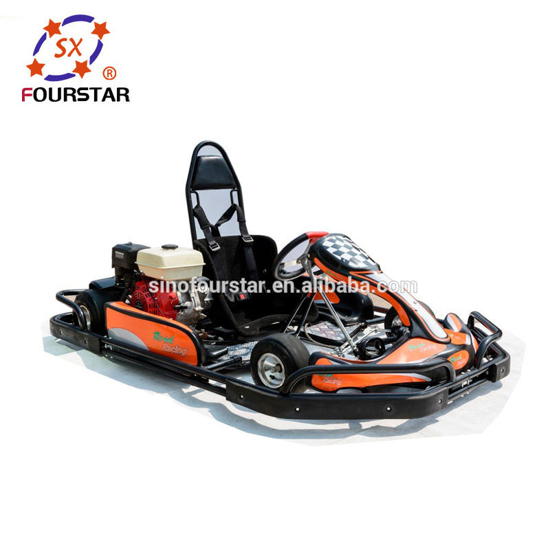 High Durability 150kg Max Load Gas Powered Hydraulic Brake 4 Wheels Go Kart For Sale