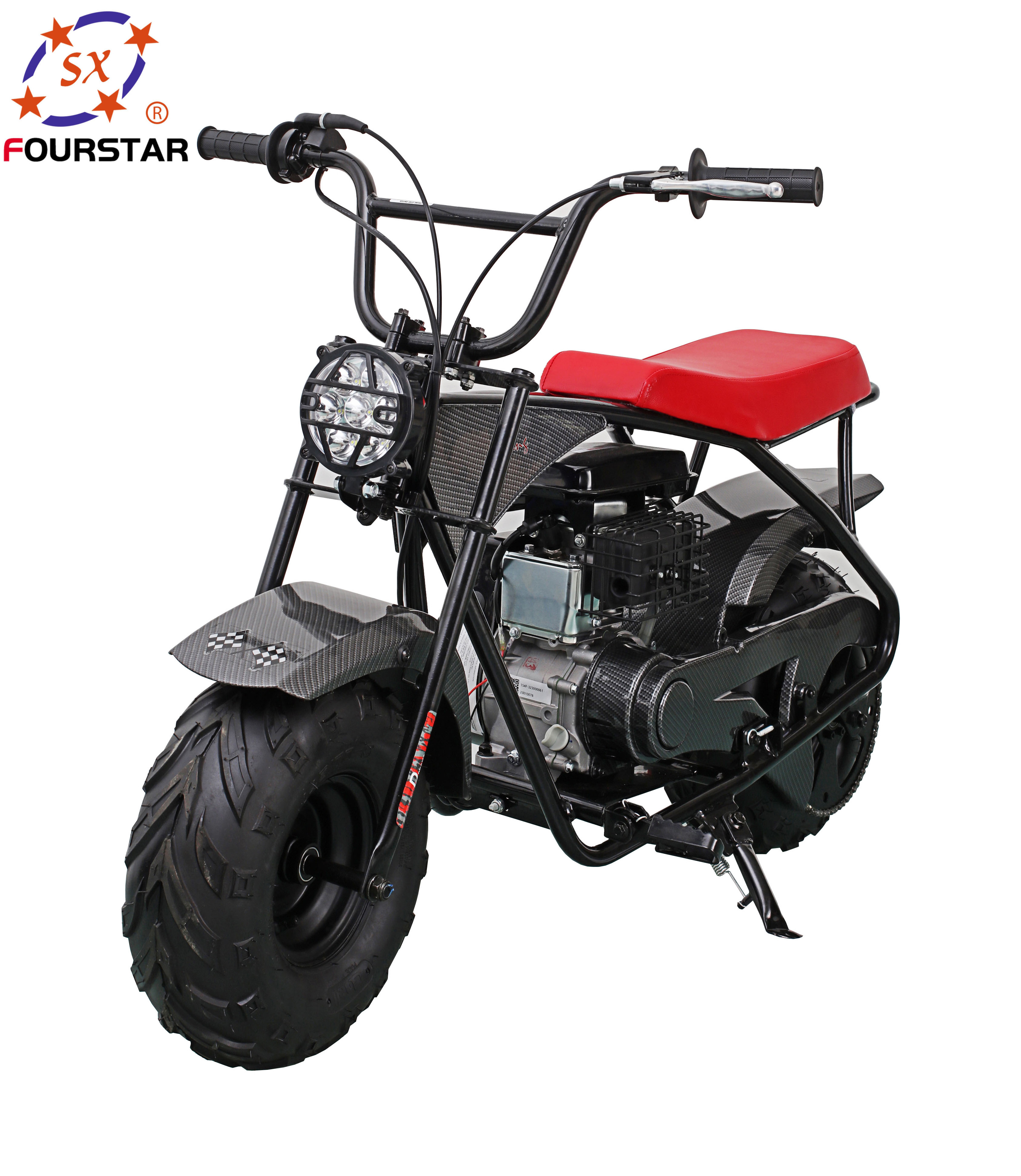 New Fashion 4 Stroke Mini Dirt Bikes Pull Start Gas Mini Motorcycle 200cc For Adult