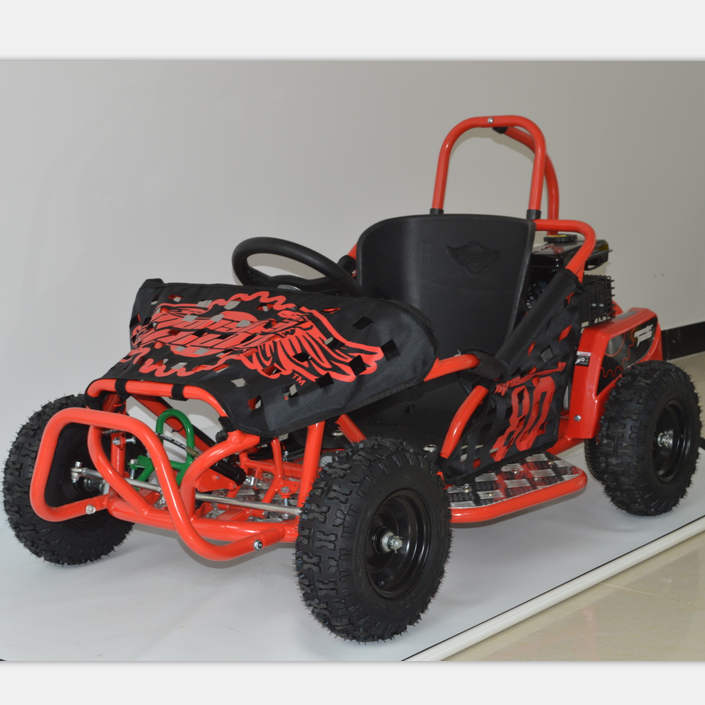 Prime Quality 24km/H Speed 125cc Manual Start-Up Steel Frame Racing Go Kart For Kids