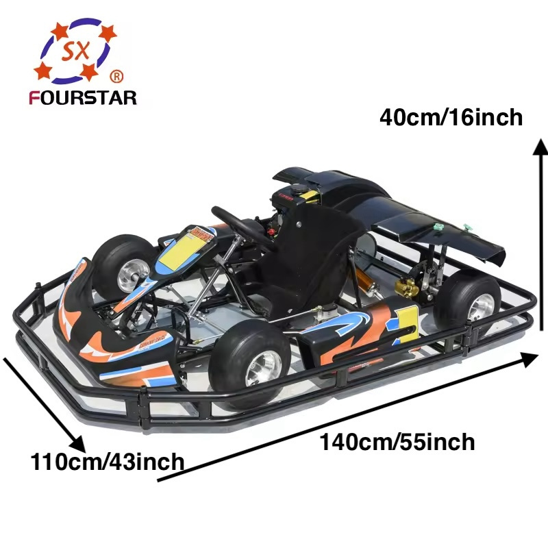 New Version Go Kart Racing Amusement Park Rides Go Kart Karting Cars For Kids Toy