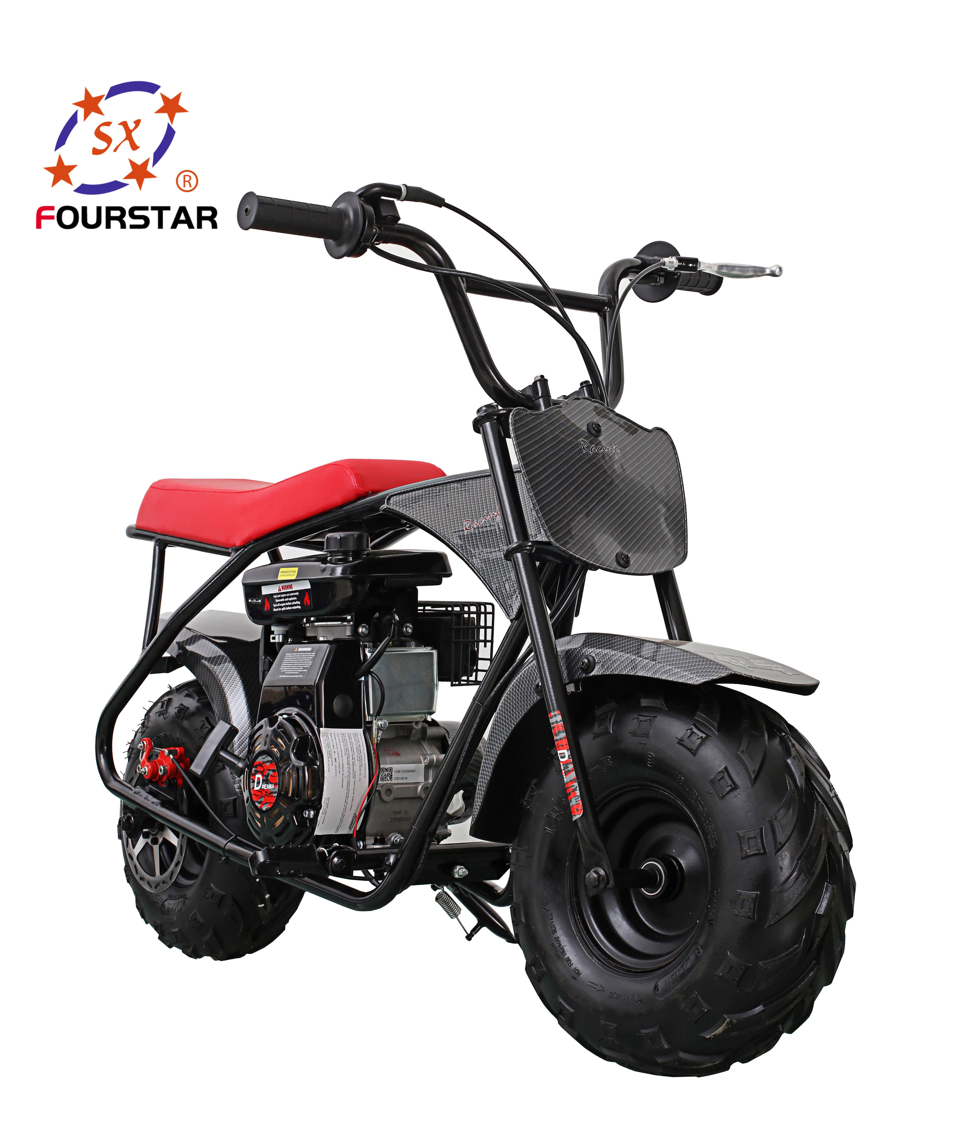 New Fashion 4 Stroke Mini Dirt Bikes Pull Start Gas Mini Motorcycle 200cc For Adult