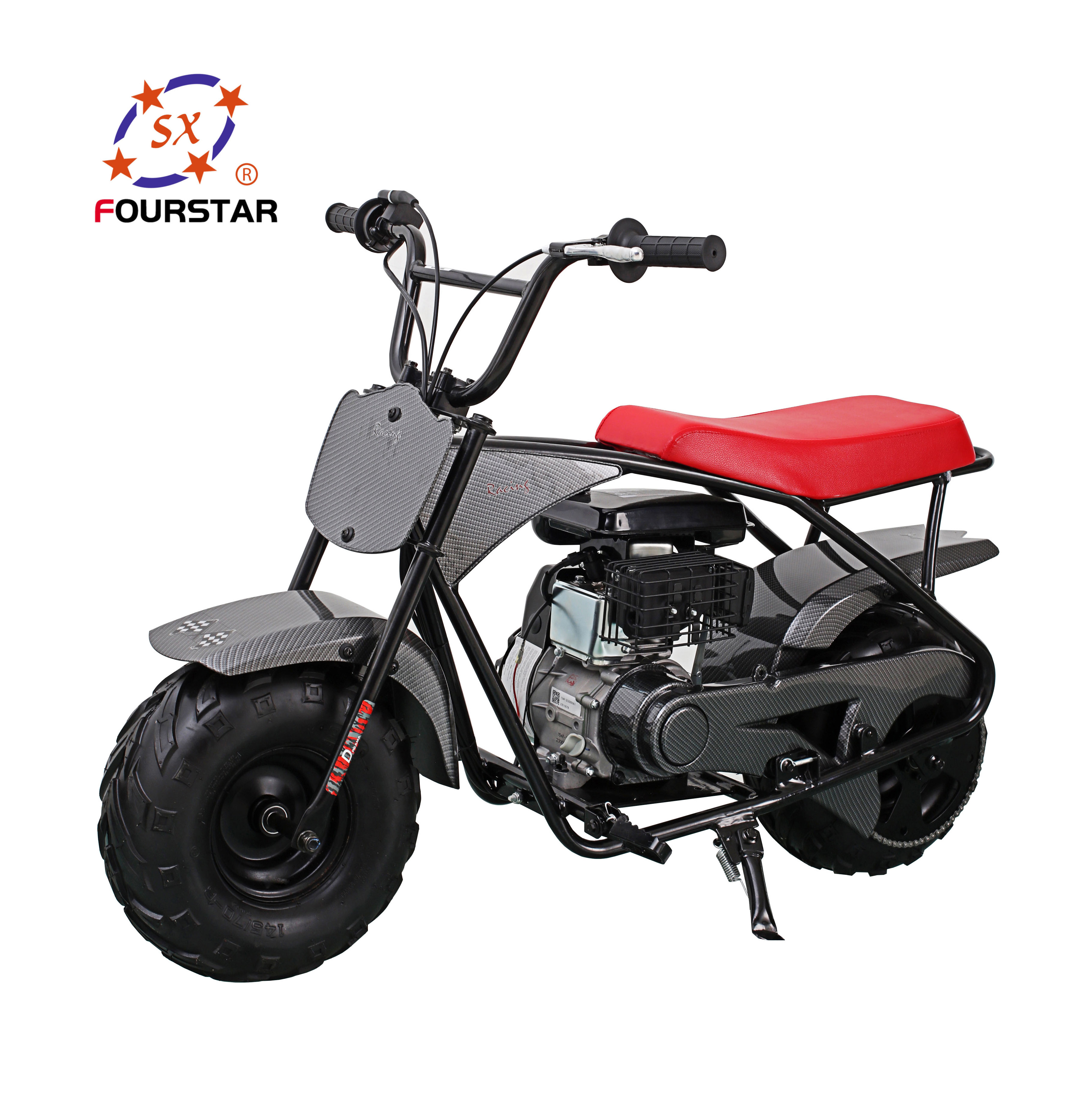 Black Red Color Off Road Motorcycles Double Two-Wheels Motorcycle Electric Mini Dirt Bike