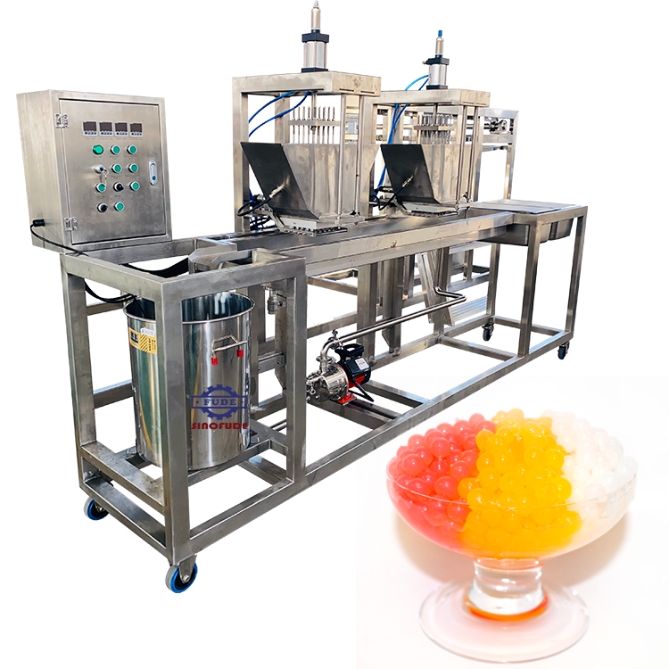 2023 one-stop installation bubble tea boba making machine table top popping boba making machine