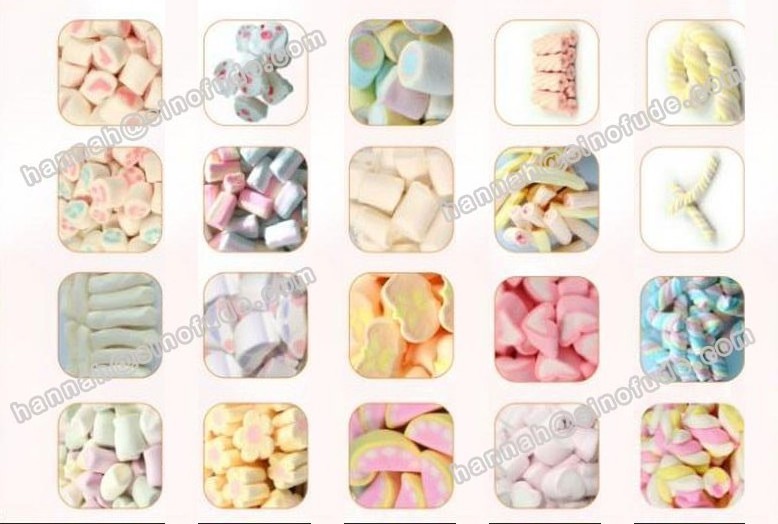 other snack machines snack machine high quality Muslim Halal marshmallow candy cutting depositing making machine