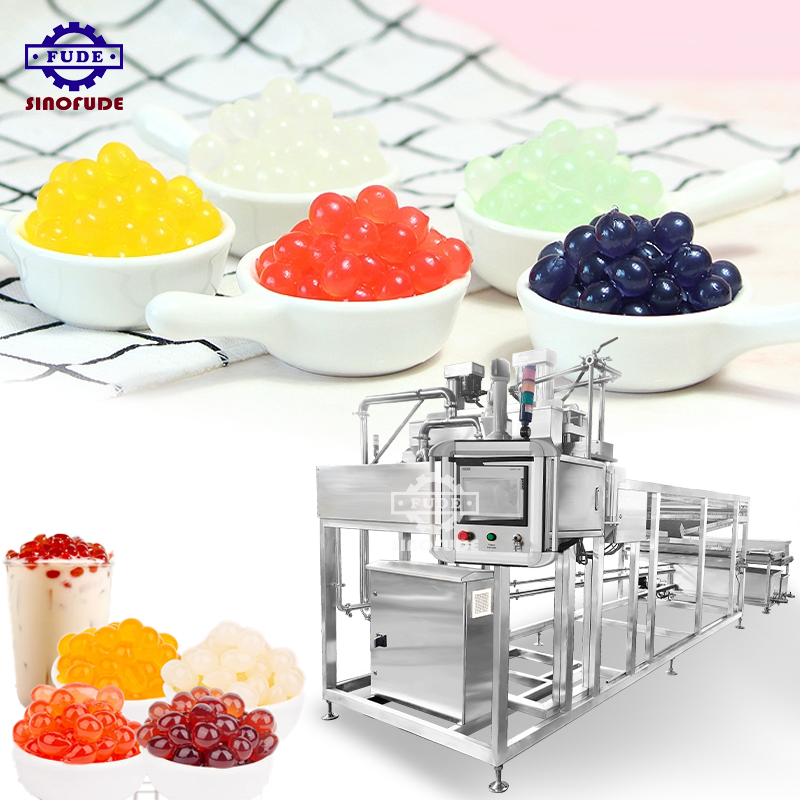 Hot sell customized full-automatic bursting juice popping boba  machine  maker Tapioca Pearl Bubble Tea Boba molding machine