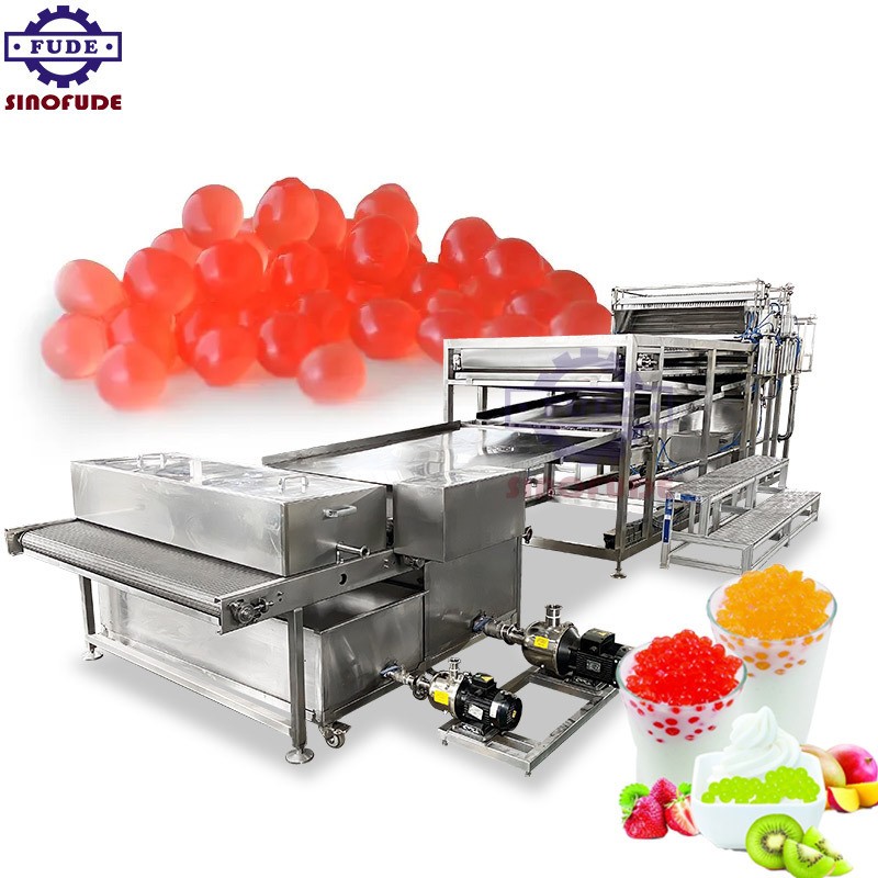 Auto Multifunctional Agar Pearl Maker Juice Filling Popping Boba Making Machine For Sale