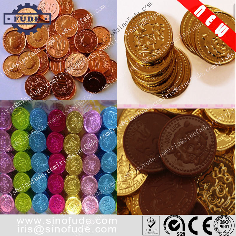 Shanghai gold coin chocolate machine sell gold coin chocolate machine