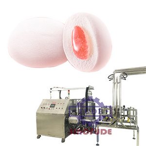 high-tech automatic extrude filling depositing marshmallow cutting machine cotton marshmallow production line