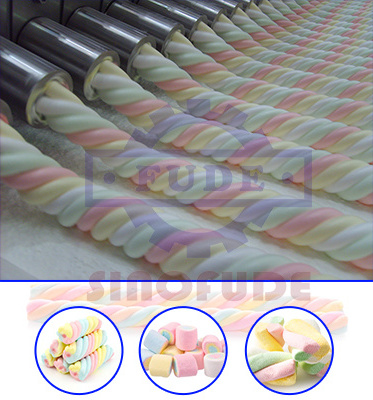 304 stainless steel marshmallow making machine marshmallow extruder machine marshmallow cutting machine