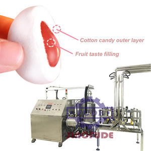 Multi-function jam jelly chocolate filling marshmallow extruder making machine