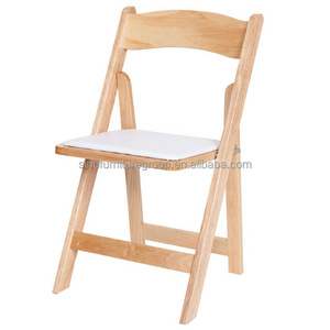 durable foldable wood chair