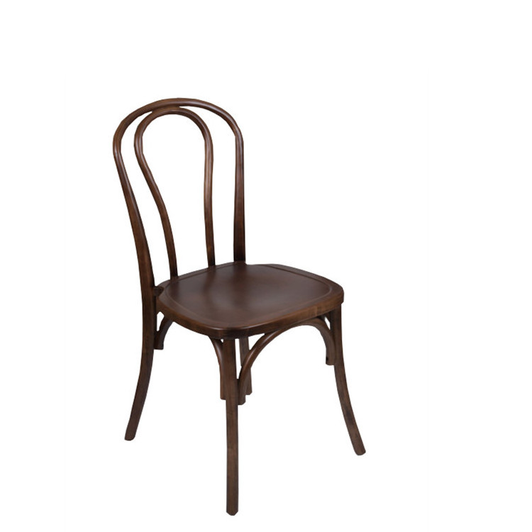 Sinofur stackable cross back base thonet bentwood chair