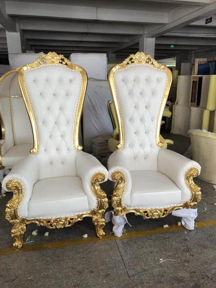 Event rental royal king throne chair