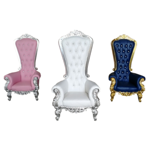 Event rental royal king throne chair