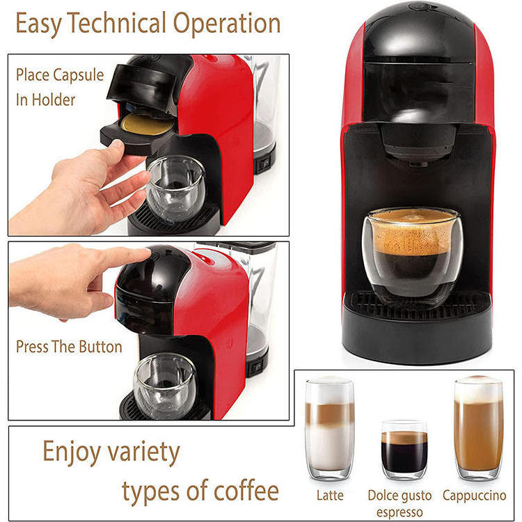 Hot Selling Cute coffee Maker 3 In 1 espresso Dolce Gusto DG  Multi Capsule Coffee Machine