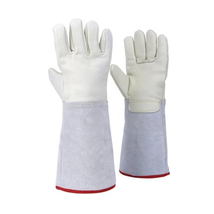 Hot selling low temperature leather cryogenic safety protective gloves