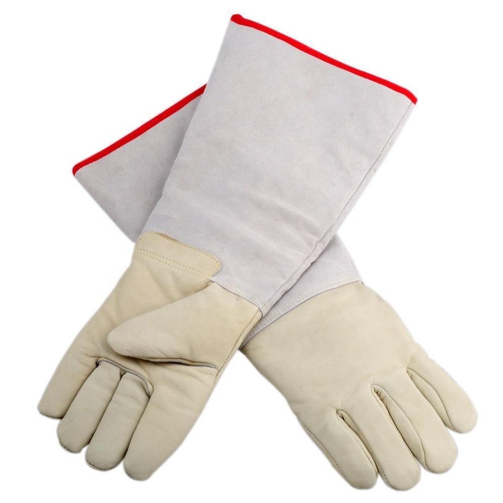 Hot selling low temperature leather cryogenic safety protective gloves