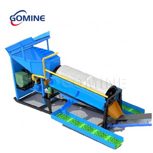 Spiral scale sand hard rock diamond scale mobile small portable alluvial mining mini trommel gold washing plant prices for sale