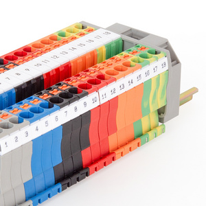 JWD1 Feed Through DIN Rail Terminal Blocks Connector Electric Universal Screw Terminal Block