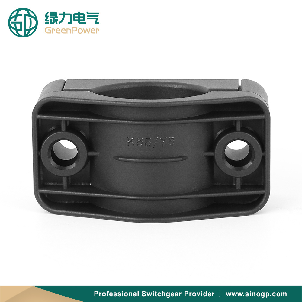 K55/75 Single Cable Cleat Single-Core Cable Clamp Plastic PA66 Holder Cable Clip for Electrical High Voltage Switchgear