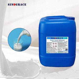 Eco-friendly water based acrylic lamination rubber super flocking glue adhesive for textile