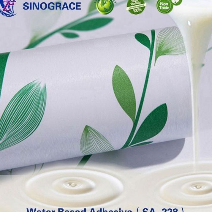 Eco-friendly water based acrylic lamination rubber super flocking glue adhesive for textile