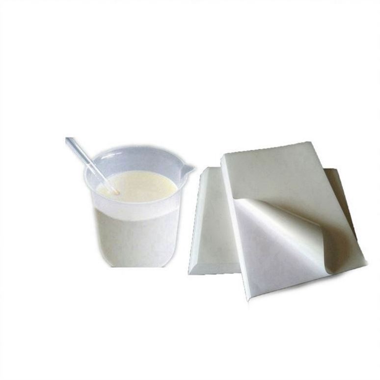 Glue spraying machine and glue rolling machine use water based adhesive block for PET bottle label and paper products