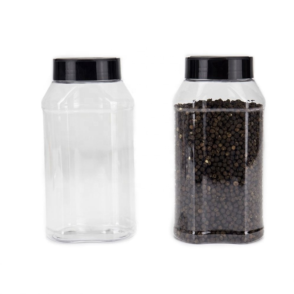 Food Grade 510Ml Spice Bottle Salt And Pepper Shakers Jar With Colorful Lids For Storing Spices Seasonings