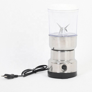 2023 New Design Electric Coffee Grinder Stainless Steel Silver  Coffee Grinder Manual Coffee Grinder