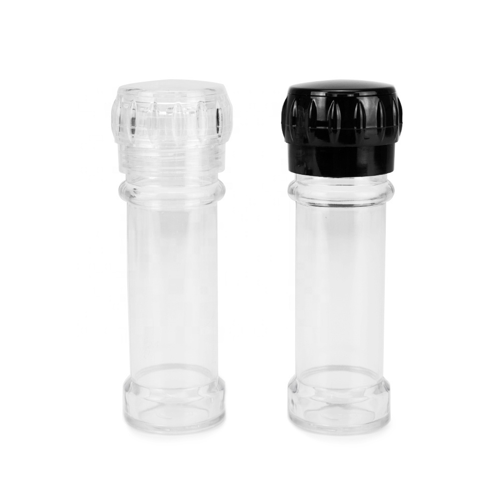 90Ml Food Grade Salt And Pepper Grinder Spice Grinder And Acrylic Bottle With Salt Grinder For Kitchen