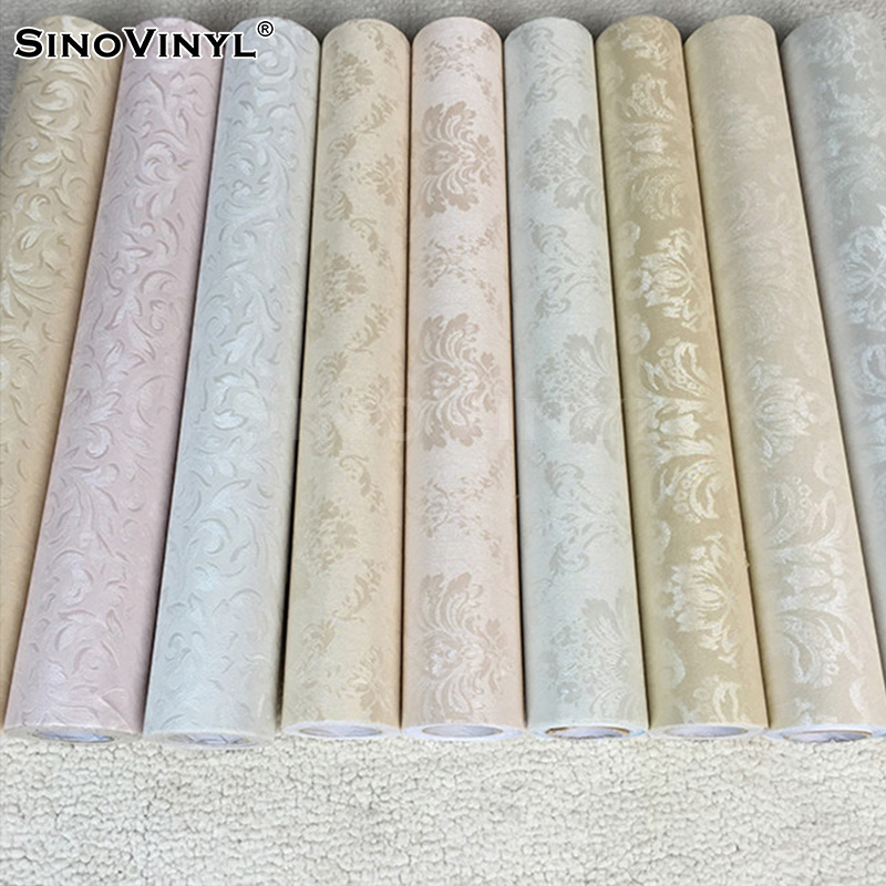 SINOVINYL Self Adhesive PVC Wallpaper Home Decoration Sticker Film Hard Carton Modern Waterproof Wallpaper for Bathrooms SINO