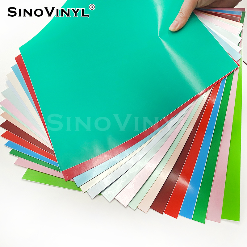 SINOVINYL Oracal 651 Self Adhesive Colored PVC Poster Material Holographic Cutting Vinyl Sheets DIY Graphic Permanent Vinyl