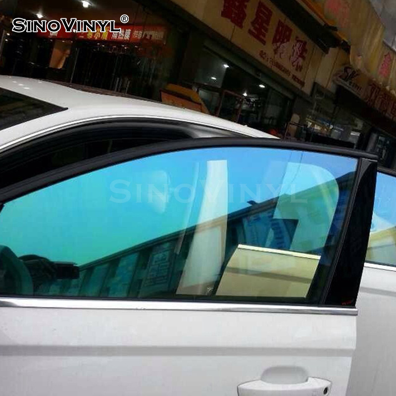 SINOVINYL Hot Sale Wholesale UV Protect 99% Solar Chameleon Car Self Adhesive Window Tint Glass vehicle Film