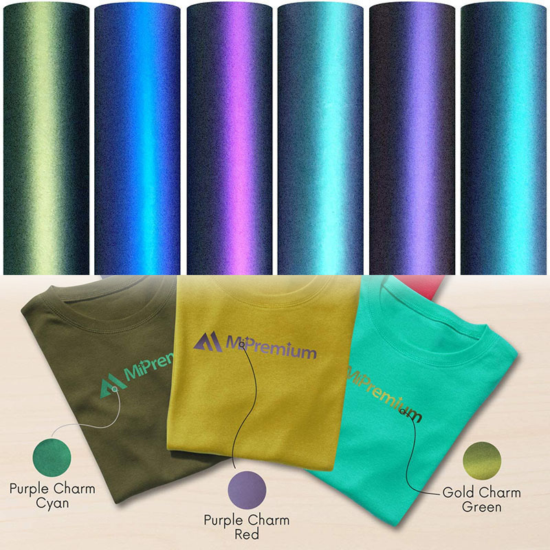 SINOVINYL High Quality T-shirt Clothing Rolls Super Gloss Glitter Heat Transfer Vinyl Film PU High Textile HTV For Clothing